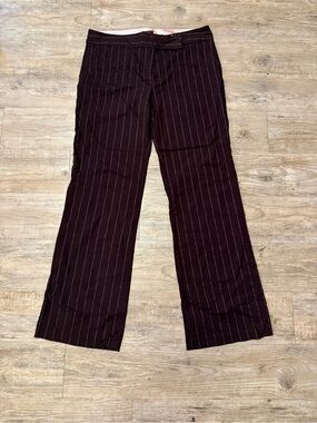 Studio Y Brown with Pink Pinstripe Pants